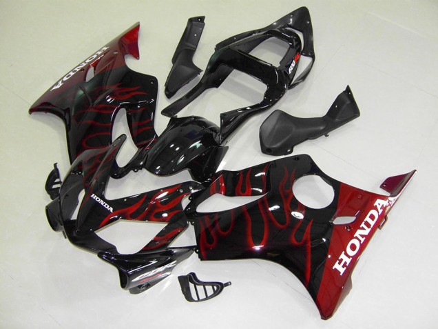 Custom 2001-2003 Red Flame Honda CBR600 F4i Motorcycle Replacement Fairings Custom 2001-2003 Red Flame Honda CBR600 F4i Motorcycle Replacement Fairings