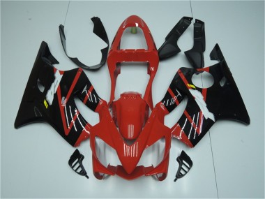 Custom 2001-2003 Red Black Honda CBR600 F4i Motorcycle Fairing Kit