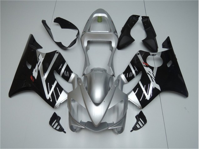 Custom 2001-2003 Silver Black Honda CBR600 F4i Motor Bike Fairings Custom 2001-2003 Silver Black Honda CBR600 F4i Motor Bike Fairings