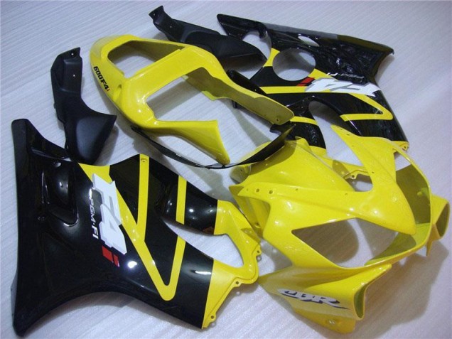 Custom 2001-2003 Yellow Black Honda CBR600 F4i Motorbike Fairing Kits Custom 2001-2003 Yellow Black Honda CBR600 F4i Motorbike Fairing Kits