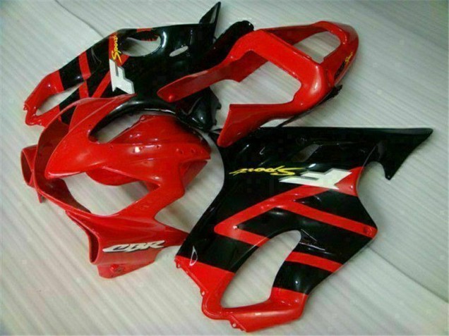 Aftermarket 2001-2003 Red Black Honda CBR600 F4i Motorcycle Fairings Kits