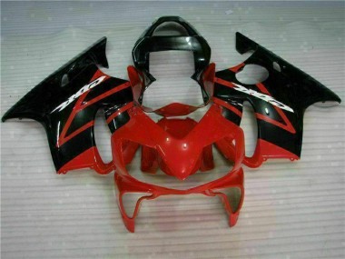 Aftermarket 2001-2003 Honda CBR600 F4i Motorcycle Fairings MF1493 - Red Black