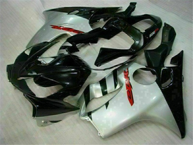 Custom 2001-2003 Black Silver Honda CBR600 F4i Bike Fairing Kit Custom 2001-2003 Black Silver Honda CBR600 F4i Bike Fairing Kit