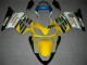 Custom 2001-2003 Yellow White Honda CBR600 F4i Moto Fairings Custom 2001-2003 Yellow White Honda CBR600 F4i Moto Fairings