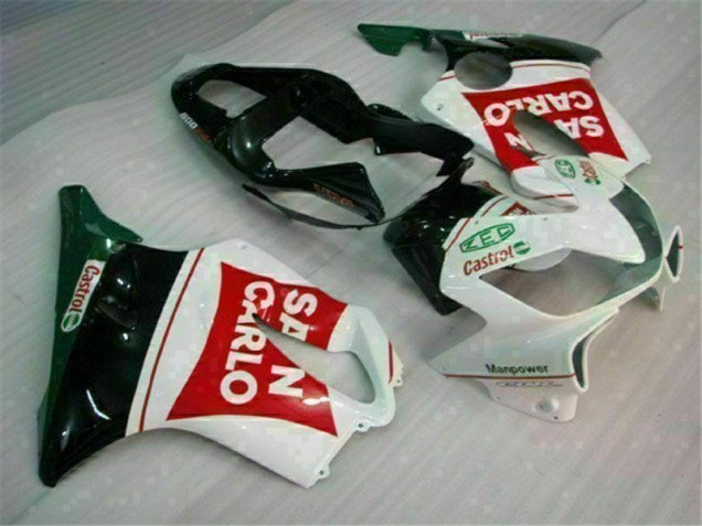 Custom 2001-2003 Red White Black San Carlo Honda CBR600 F4i Bike Fairing Custom 2001-2003 Red White Black San Carlo Honda CBR600 F4i Bike Fairing