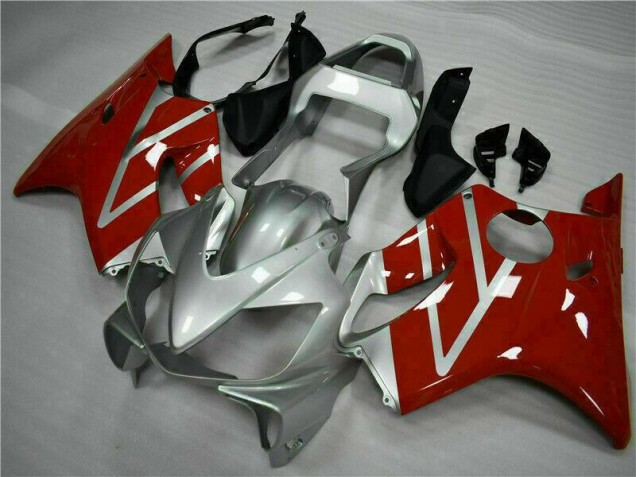 Custom 2001-2003 Red Silver Honda CBR600 F4i Motor Bike Fairings Custom 2001-2003 Red Silver Honda CBR600 F4i Motor Bike Fairings