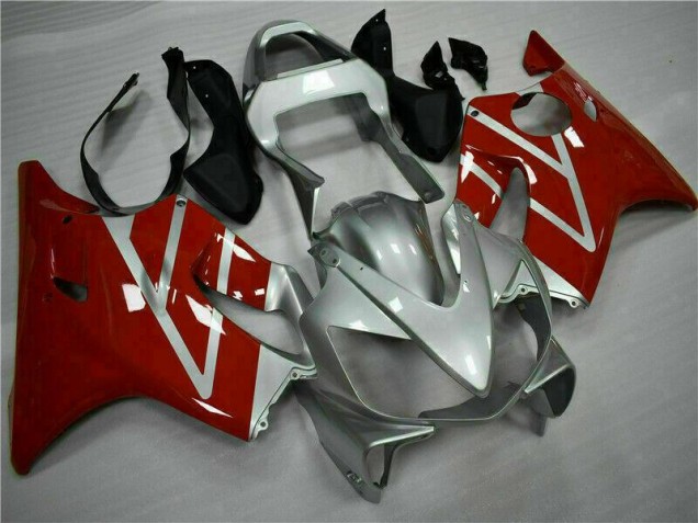 Custom 2001-2003 Red Silver Honda CBR600 F4i Motor Bike Fairings Custom 2001-2003 Red Silver Honda CBR600 F4i Motor Bike Fairings