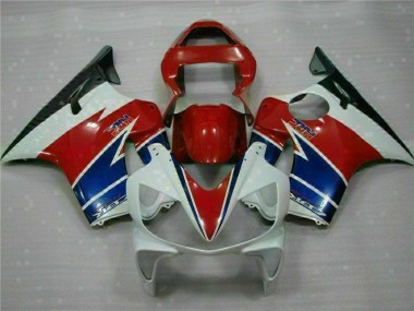 Aftermarket 2001-2003 Red White Blue Honda CBR600 F4i Replacement Motorcycle Fairings