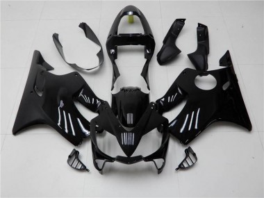 Aftermarket 2001-2003 Glossy Black Honda CBR600 F4i Motorbike Fairing Kits