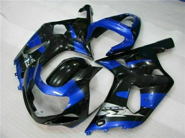 Custom 2001-2003 Blue Black Suzuki GSXR 600/750 Bike Fairings Custom 2001-2003 Blue Black Suzuki GSXR 600/750 Bike Fairings