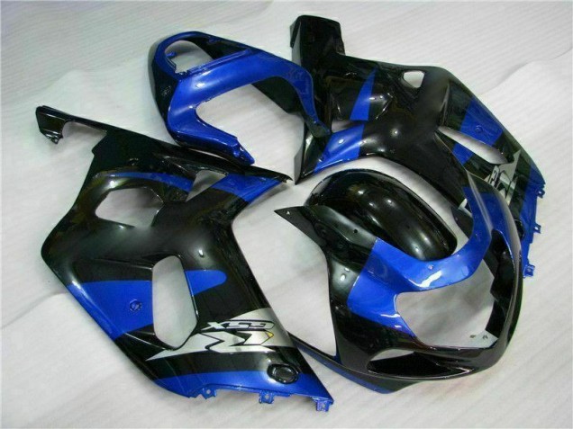 Custom 2001-2003 Blue Black Suzuki GSXR 600/750 Bike Fairings Custom 2001-2003 Blue Black Suzuki GSXR 600/750 Bike Fairings