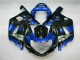 Custom 2001-2003 Blue Black Suzuki GSXR 600/750 Bike Fairings Custom 2001-2003 Blue Black Suzuki GSXR 600/750 Bike Fairings