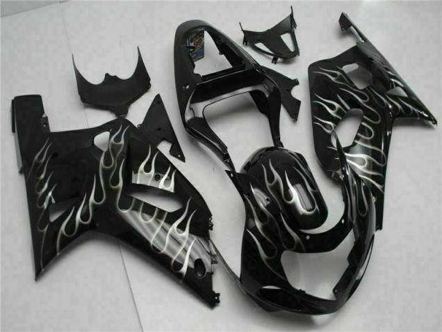 Aftermarket 2001-2003 Black Suzuki GSXR 600/750 Bike Fairing