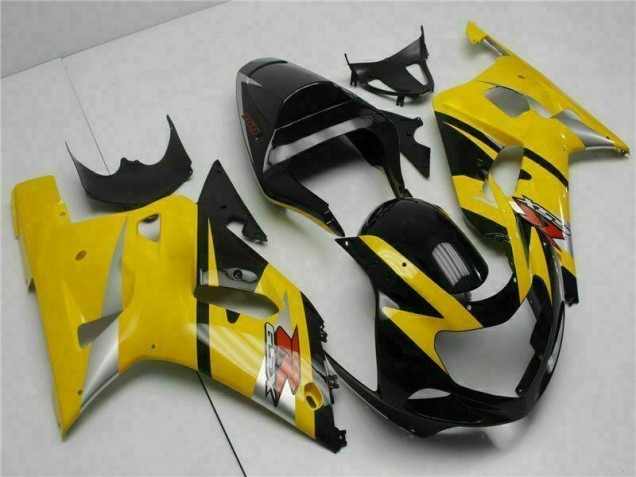 Custom 2001-2003 Yellow Suzuki GSXR 600/750 Replacement Motorcycle Fairings Custom 2001-2003 Yellow Suzuki GSXR 600/750 Replacement Motorcycle Fairings
