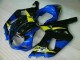 Custom 2001-2003 Blue Suzuki GSXR 600/750 Motorcylce Fairings Custom 2001-2003 Blue Suzuki GSXR 600/750 Motorcylce Fairings