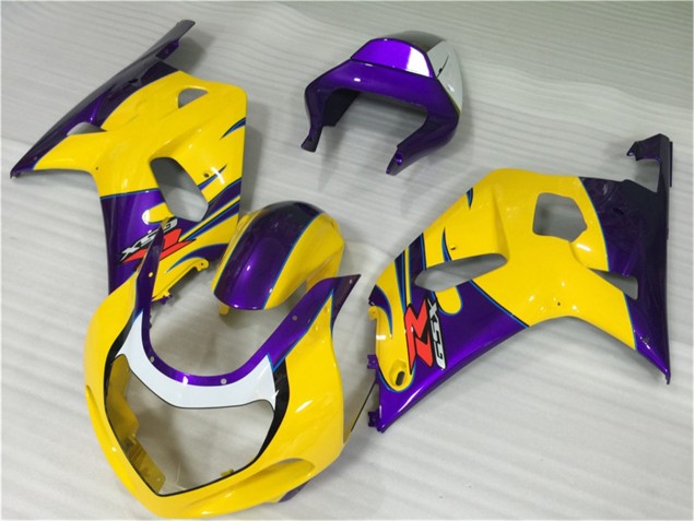 Custom 2001-2003 Yellow Suzuki GSXR 600/750 Replacement Motorcycle Fairings & Plastics Custom 2001-2003 Yellow Suzuki GSXR 600/750 Replacement Motorcycle Fairings & Plastics