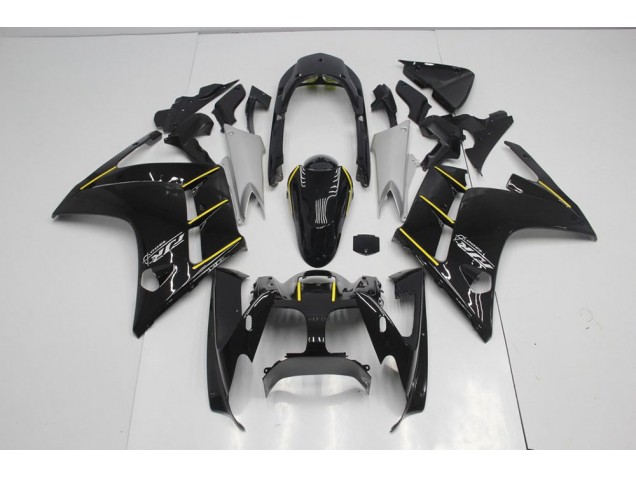 Custom 2001-2005 Black Yellow Yamaha FJR1300 Moto Fairings Custom 2001-2005 Black Yellow Yamaha FJR1300 Moto Fairings