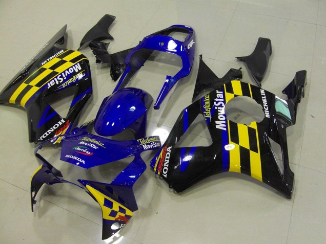 Custom 2002-2003 Blue Movistar Honda CBR900RR 954 Moto Fairings Custom 2002-2003 Blue Movistar Honda CBR900RR 954 Moto Fairings