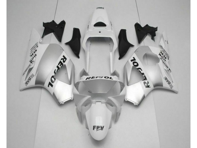 Aftermarket 2002-2003 White Silver Black Repsol Honda CBR900RR 954RR Motorcycle Replacement Fairings