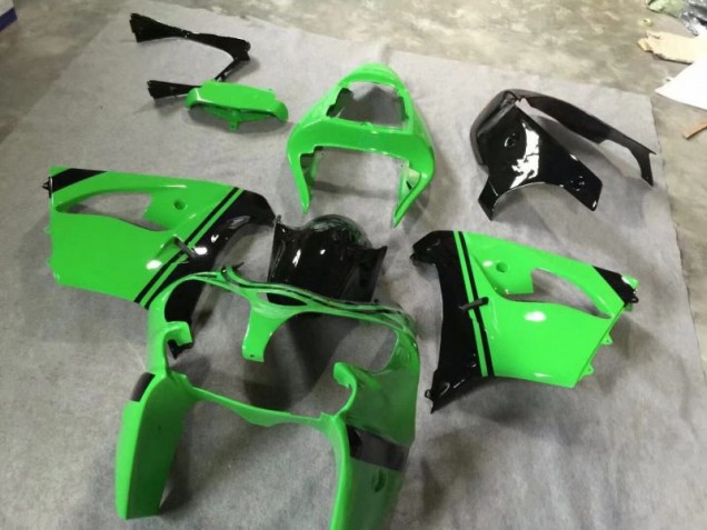 Custom 2002-2003 Green Glossy Black Kawasaki ZX9R Motorbike Fairing Custom 2002-2003 Green Glossy Black Kawasaki ZX9R Motorbike Fairing