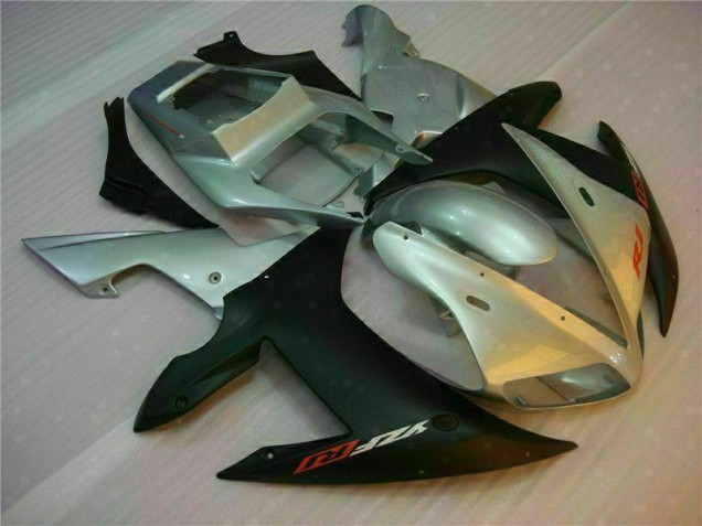 Custom 2002-2003 Silver Yamaha YZF R1 Replacement Motorcycle Fairings Custom 2002-2003 Silver Yamaha YZF R1 Replacement Motorcycle Fairings
