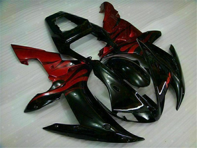 Custom 2002-2003 Black Red Yamaha YZF R1 Bike Fairing Custom 2002-2003 Black Red Yamaha YZF R1 Bike Fairing