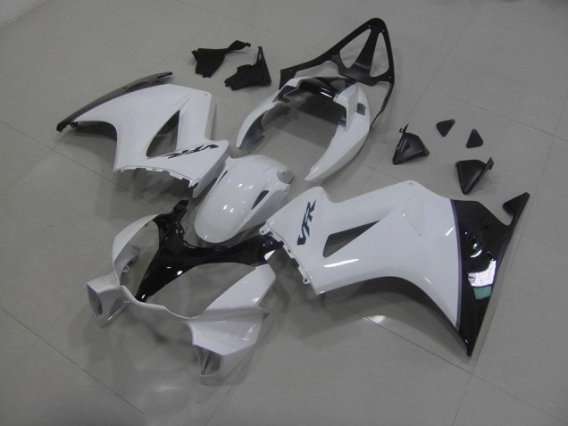 Custom 2002-2013 White Black Honda VFR800 Motorcyle Fairings Custom 2002-2013 White Black Honda VFR800 Motorcyle Fairings