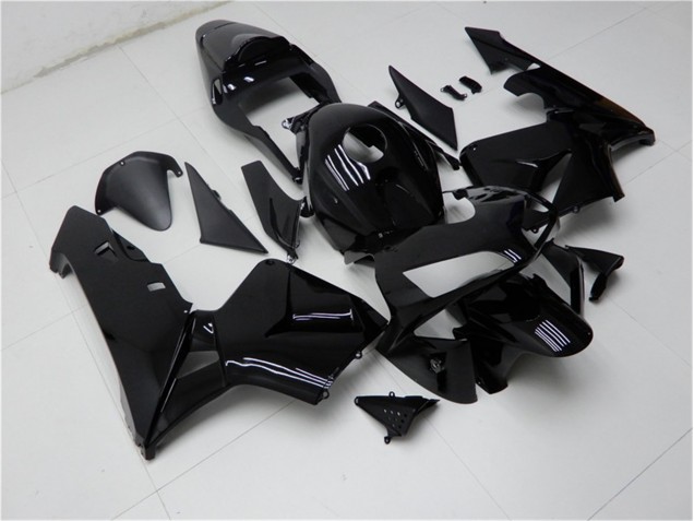 Custom 2003-2004 Glossy Black Honda CBR600RR Motorbike Fairing Custom 2003-2004 Glossy Black Honda CBR600RR Motorbike Fairing