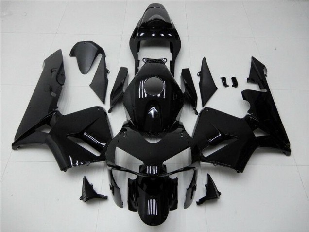 Custom 2003-2004 Glossy Black Honda CBR600RR Motorbike Fairing Custom 2003-2004 Glossy Black Honda CBR600RR Motorbike Fairing