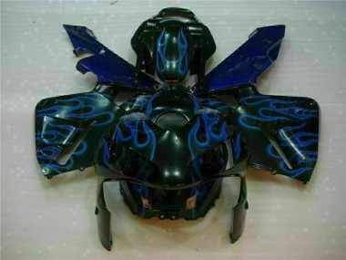 Custom 2003-2004 Blue Honda CBR600RR Bike Fairing Kit