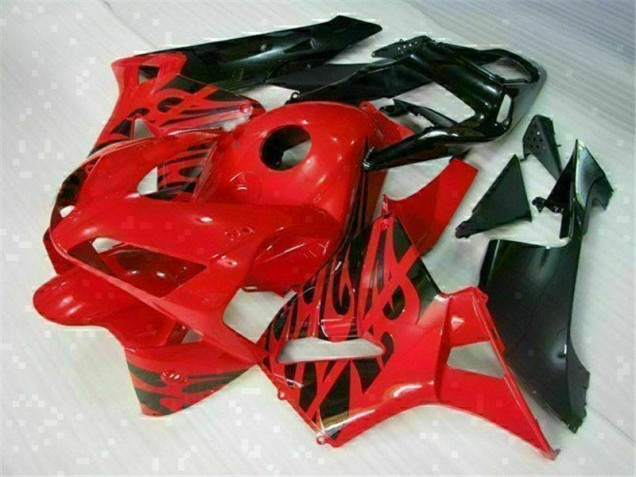 Custom 2003-2004 Red Black Honda CBR600RR Motorbike Fairing Kits & Bodywork Custom 2003-2004 Red Black Honda CBR600RR Motorbike Fairing Kits & Bodywork