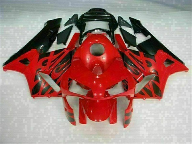 Custom 2003-2004 Red Black Honda CBR600RR Motorbike Fairing Kits & Bodywork Custom 2003-2004 Red Black Honda CBR600RR Motorbike Fairing Kits & Bodywork