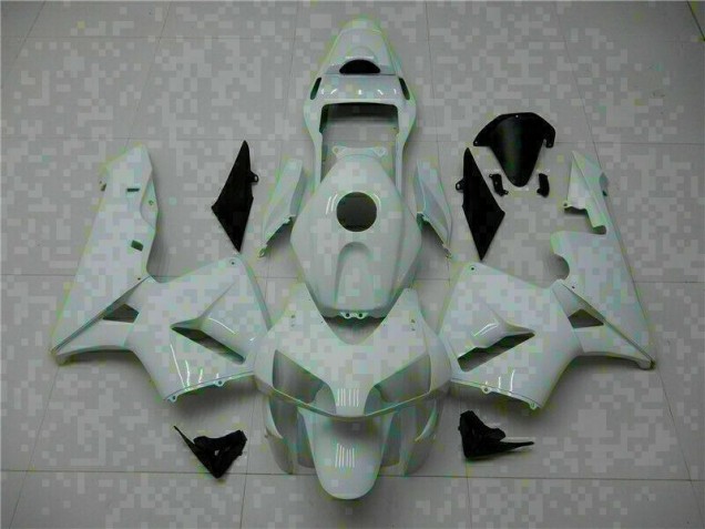 Custom 2003-2004 White Honda CBR600RR Motorcyle Fairings & Bodywork Custom 2003-2004 White Honda CBR600RR Motorcyle Fairings & Bodywork