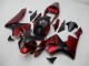 Custom 2003-2004 Red Black Honda CBR600RR Motor Fairings Custom 2003-2004 Red Black Honda CBR600RR Motor Fairings
