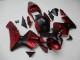 Custom 2003-2004 Red Black Honda CBR600RR Motor Fairings Custom 2003-2004 Red Black Honda CBR600RR Motor Fairings