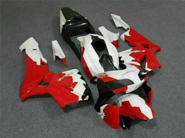 Custom 2003-2004 Red White Honda CBR600RR Replacement Motorcycle Fairings Custom 2003-2004 Red White Honda CBR600RR Replacement Motorcycle Fairings