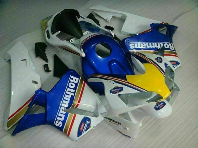 Custom 2003-2004 Blue White Rothmans Honda CBR600RR Motorcycle Bodywork Custom 2003-2004 Blue White Rothmans Honda CBR600RR Motorcycle Bodywork
