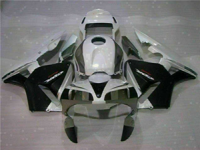Custom 2003-2004 White Honda CBR600RR Moto Fairings Custom 2003-2004 White Honda CBR600RR Moto Fairings