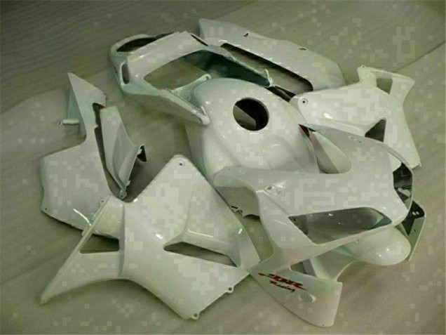 Custom 2003-2004 White Honda CBR600RR Motorbike Fairings Custom 2003-2004 White Honda CBR600RR Motorbike Fairings