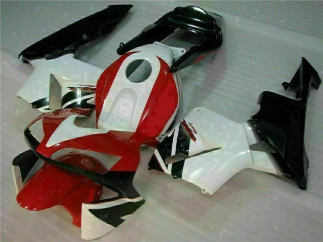 Custom 2003-2004 Red White Honda CBR600RR Bike Fairings Custom 2003-2004 Red White Honda CBR600RR Bike Fairings
