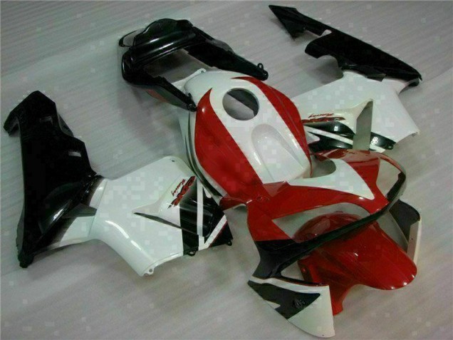 Custom 2003-2004 Red White Honda CBR600RR Bike Fairings Custom 2003-2004 Red White Honda CBR600RR Bike Fairings