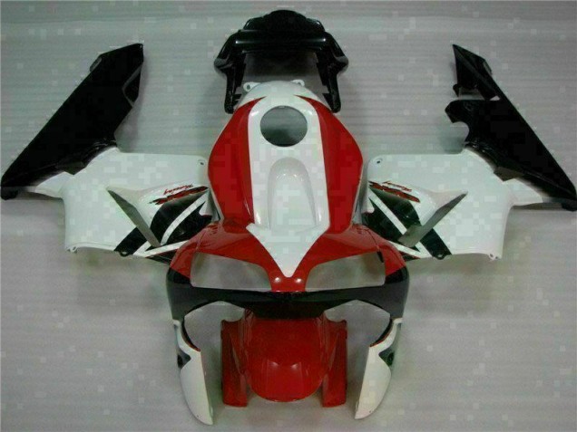 Custom 2003-2004 Red White Honda CBR600RR Bike Fairings Custom 2003-2004 Red White Honda CBR600RR Bike Fairings