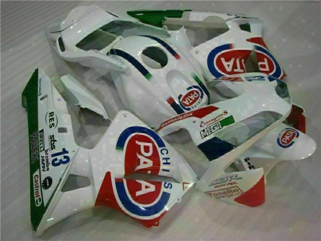 Custom 2003-2004 White Honda CBR600RR Motor Bike Fairings & Bodywork Custom 2003-2004 White Honda CBR600RR Motor Bike Fairings & Bodywork