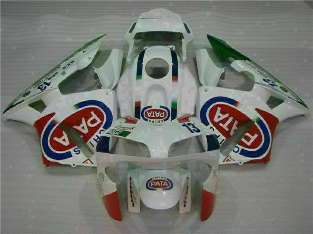 Custom 2003-2004 White Honda CBR600RR Motor Bike Fairings & Bodywork Custom 2003-2004 White Honda CBR600RR Motor Bike Fairings & Bodywork