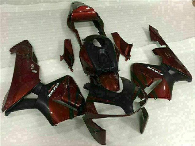 Custom 2003-2004 Black Red Honda CBR600RR Replacement Motorcycle Fairings Custom 2003-2004 Black Red Honda CBR600RR Replacement Motorcycle Fairings