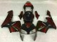 Custom 2003-2004 Black Red Honda CBR600RR Replacement Motorcycle Fairings Custom 2003-2004 Black Red Honda CBR600RR Replacement Motorcycle Fairings