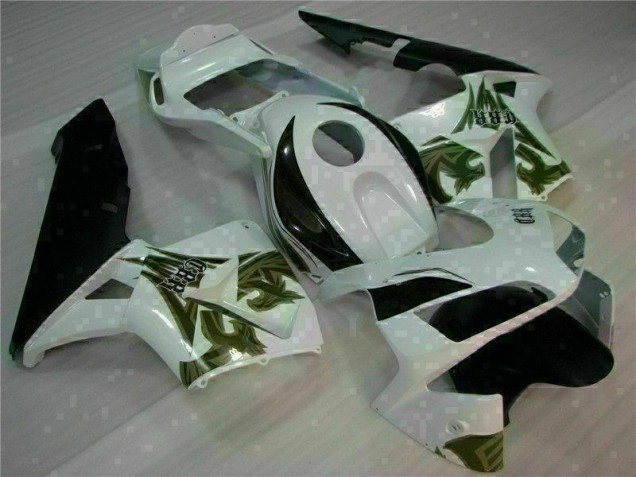 Custom 2003-2004 White Honda CBR600RR Motorcycle Bodywork Custom 2003-2004 White Honda CBR600RR Motorcycle Bodywork
