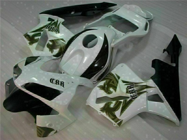 Custom 2003-2004 White Honda CBR600RR Motorcycle Bodywork Custom 2003-2004 White Honda CBR600RR Motorcycle Bodywork