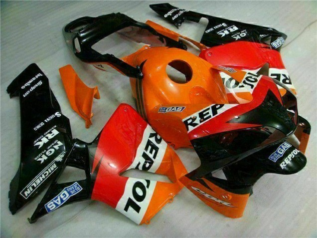 Custom 2003-2004 Orange Repsol Honda CBR600RR Motorbike Fairing Kits Custom 2003-2004 Orange Repsol Honda CBR600RR Motorbike Fairing Kits
