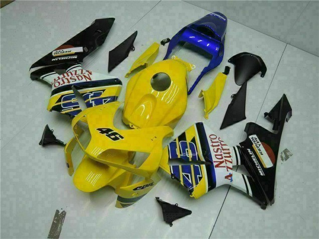 Custom 2003-2004 Yellow Honda CBR600RR Motorcyle Fairings Custom 2003-2004 Yellow Honda CBR600RR Motorcyle Fairings